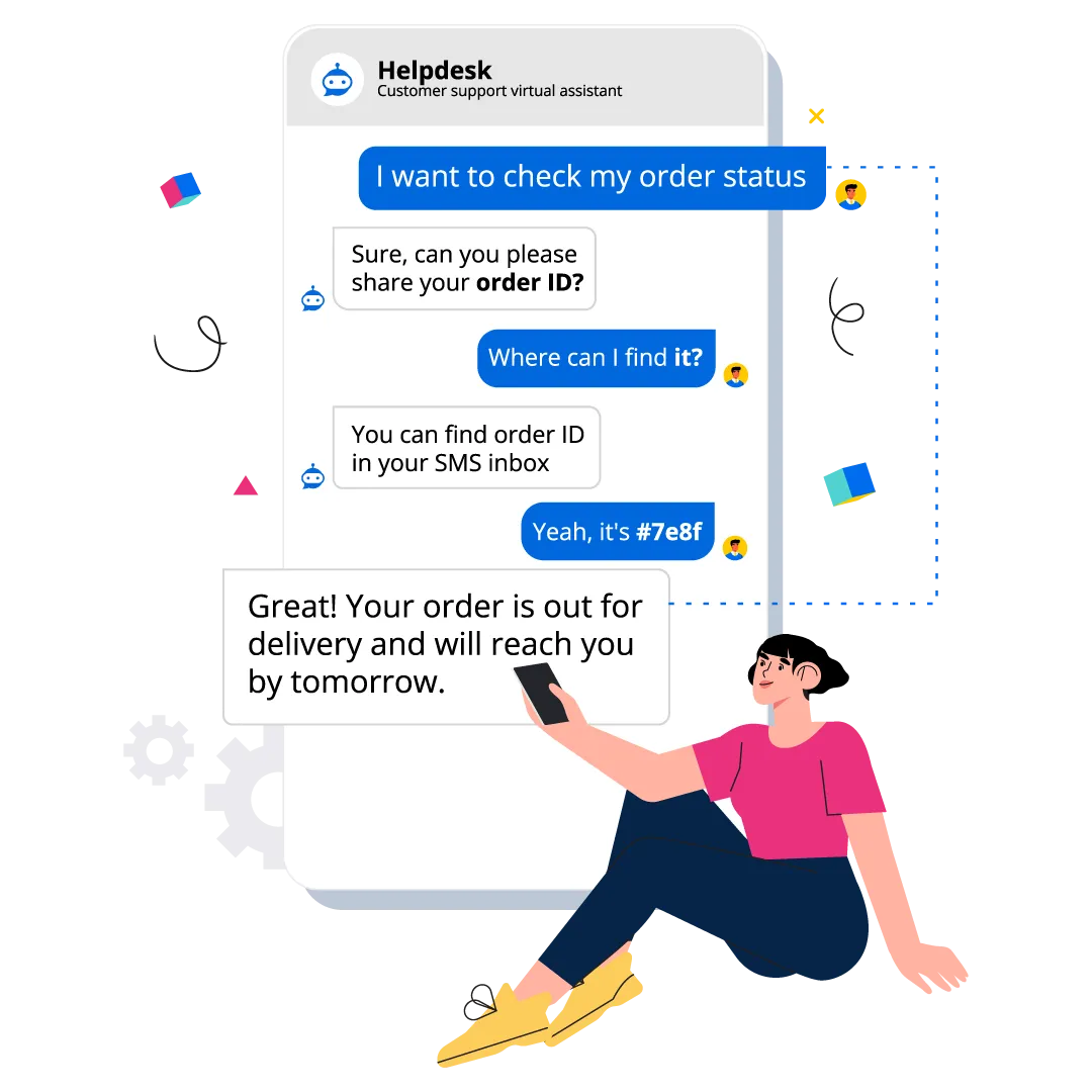 AI Chatbot Interface Example